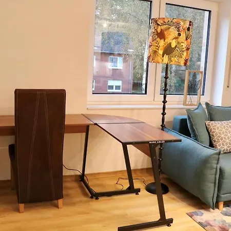 Balkon Aparment2, Meppen, Kueche, Badezimmer, Waschmaschine