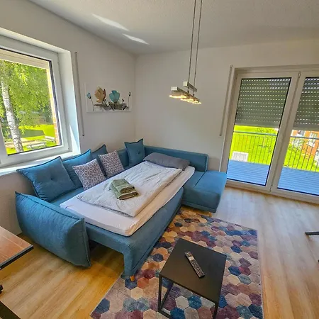 Balkon Aparment2, Meppen, Kueche, Badezimmer, Waschmaschine * Meppen