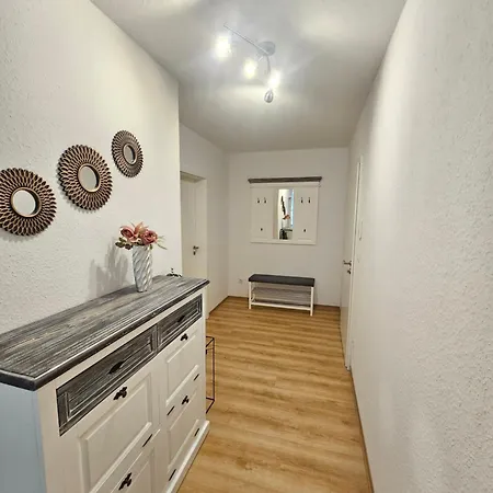 Balkon Aparment2, Meppen, Kueche, Badezimmer, Waschmaschine Apartment